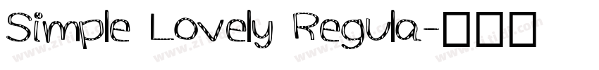Simple Lovely Regula字体转换
